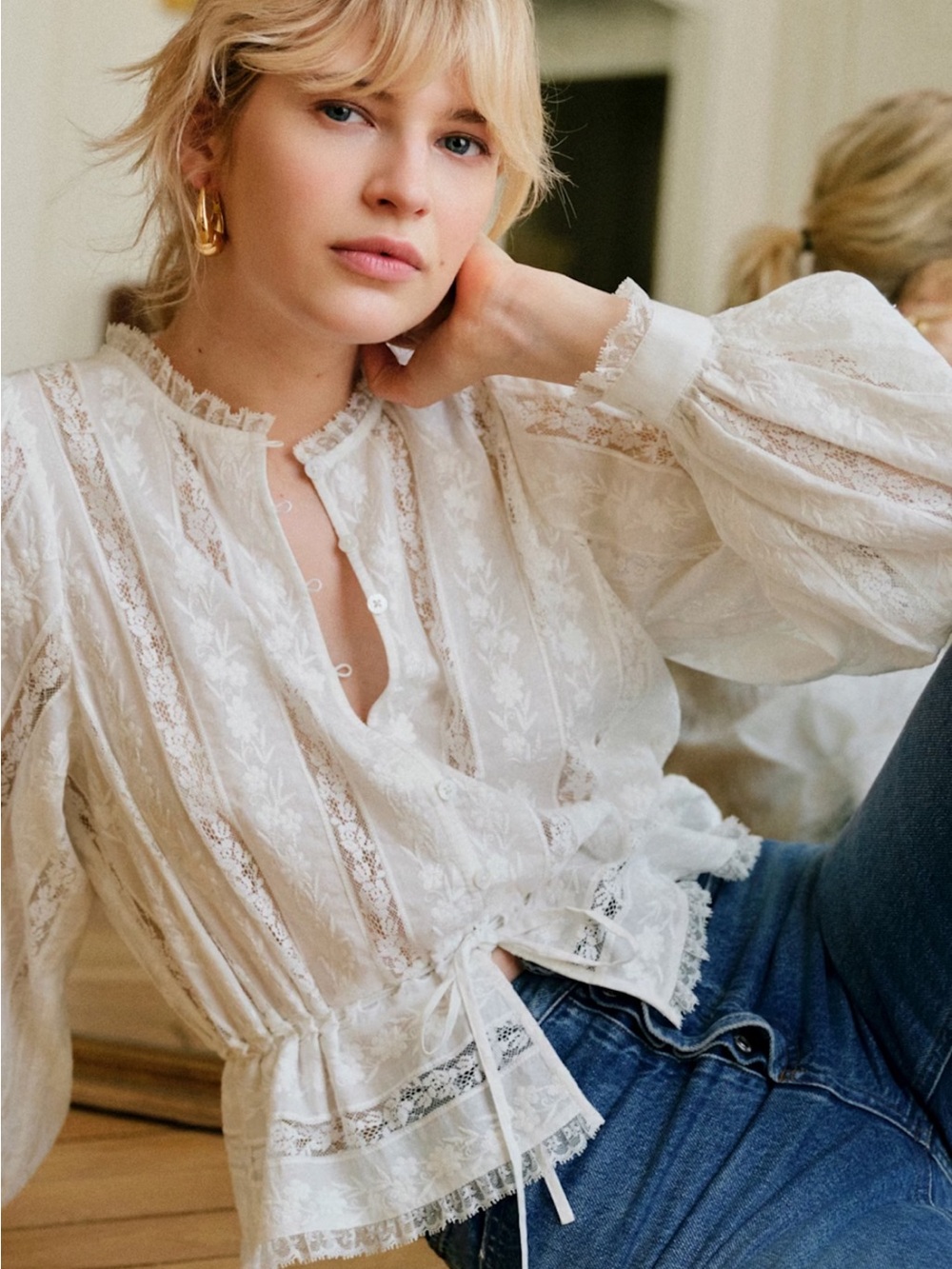 Sézane Sibel Blouse NWT